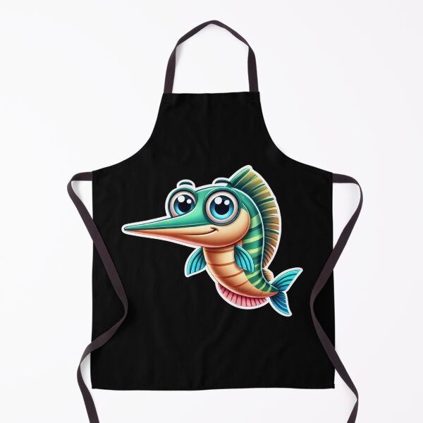 Item preview, Adorable Longnose Gar Fish designed and sold by Sillytoe.