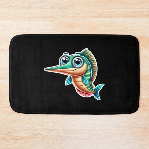 Item preview, Adorable Longnose Gar Fish designed and sold by Sillytoe.
