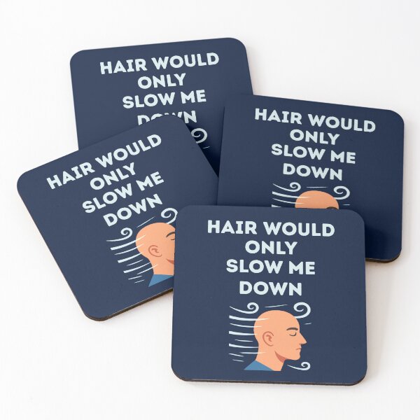 Item preview, Hair Would Only Slow Me Down Bald Dads And Father’s Day Gift designed and sold by WearFine.