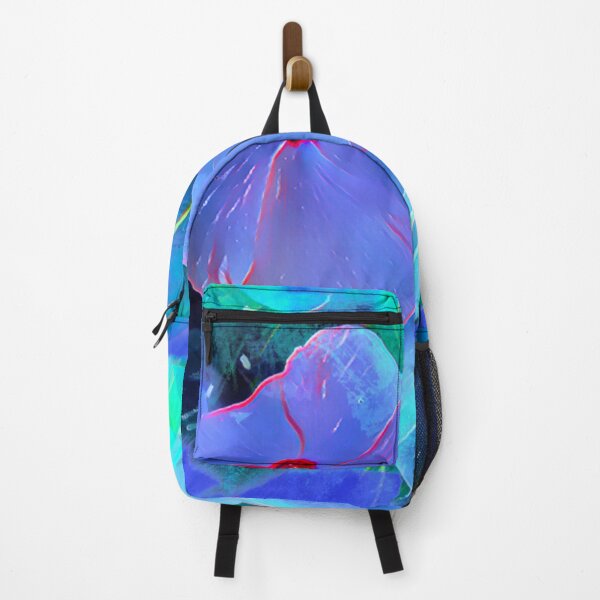 Item preview, Electric Neon Blue Periwinkle Flower Digital Painting designed and sold by BalkanBloom.