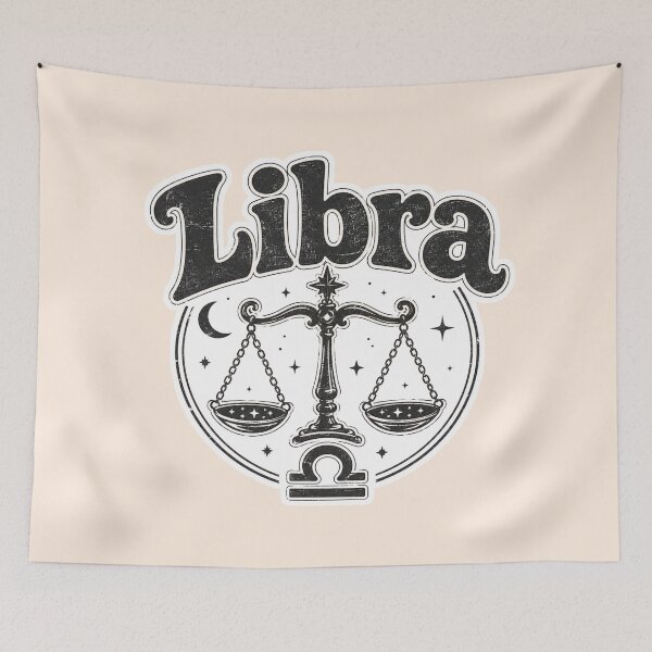 Item preview, Libra Zodiac Scales Vintage Astrology Design | Retro Horoscope Gift for Libra Astrology Lovers designed and sold by TheStephanieRome.