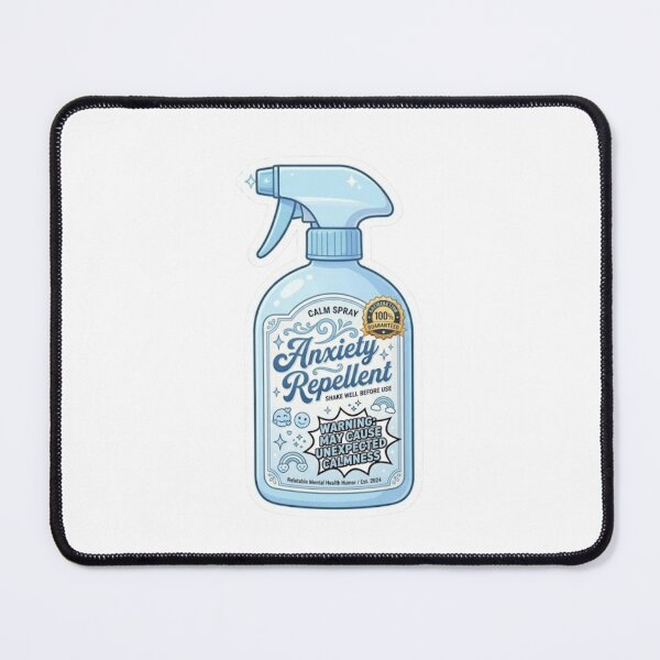 Item preview, Anxiety Repellent Funny Mental Health Sticker designed and sold by fouadaghilas.