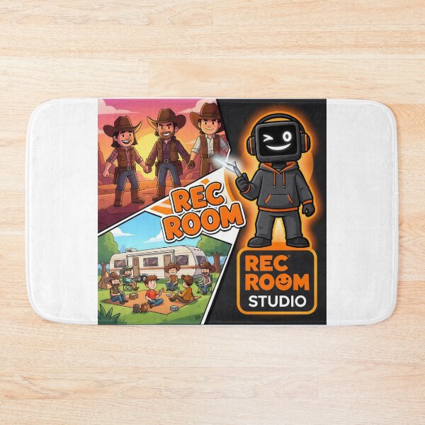 Item preview, Rec Room Showdown Wild West Studio Gamer Art designed and sold by FlatInkStudio.