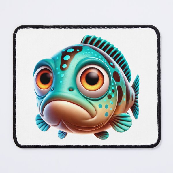 Item preview, Adorable Neptune Grouper Fish designed and sold by Sillytoe.