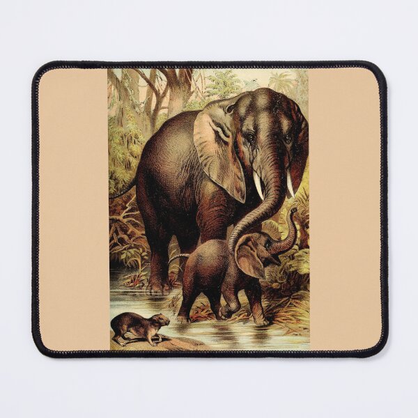 Item preview, Antique Elephants designed and sold by collageDP.