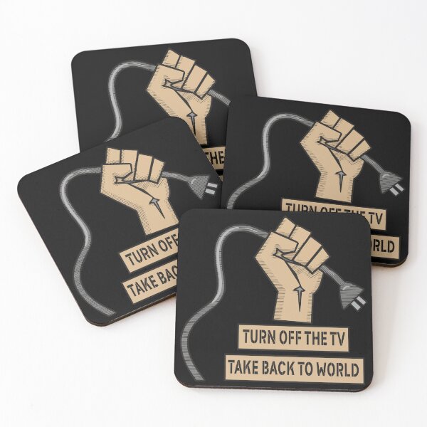 Item preview, Activist Poster – Turn Off the TV designed and sold by zoliartdesign.