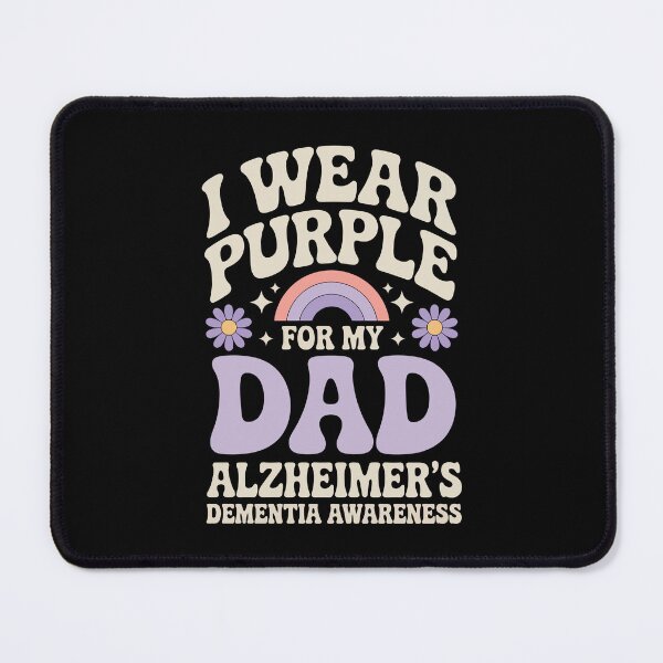 Item preview, I wear purple for my dad Alzheimer dementia awareness designed and sold by jkrphoto.