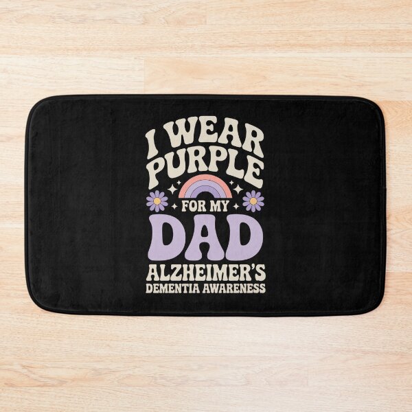 Item preview, I wear purple for my dad Alzheimer dementia awareness  designed and sold by jkrphoto.