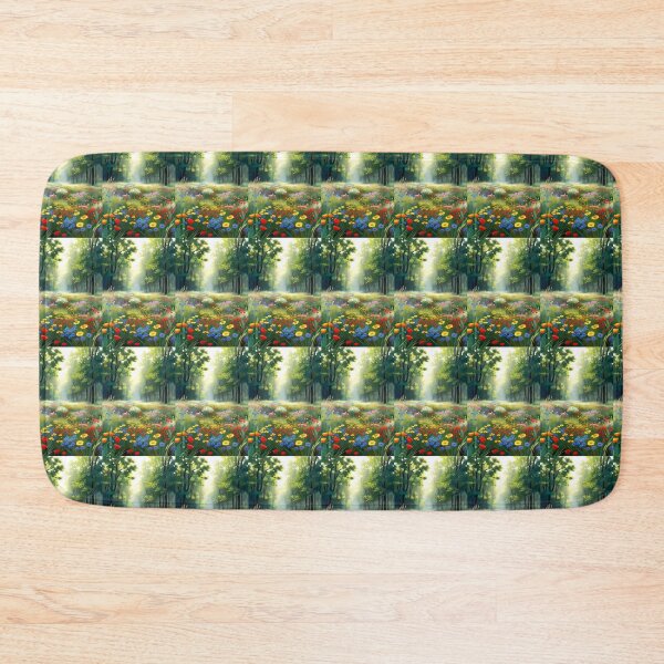 Item preview, Sunlit Wildflower Meadow Enchanted Forest Art designed and sold by Nexus Space.