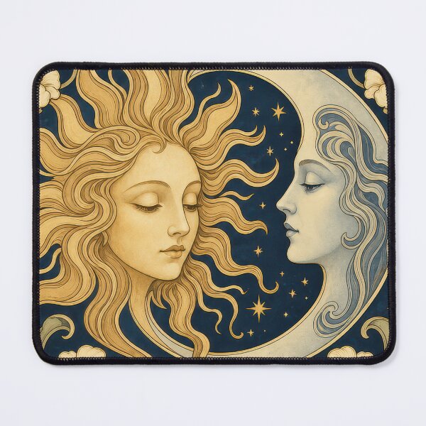 Item preview, The Sun & Moon - Forever Art Nouveau designed and sold by Starborne Studio.