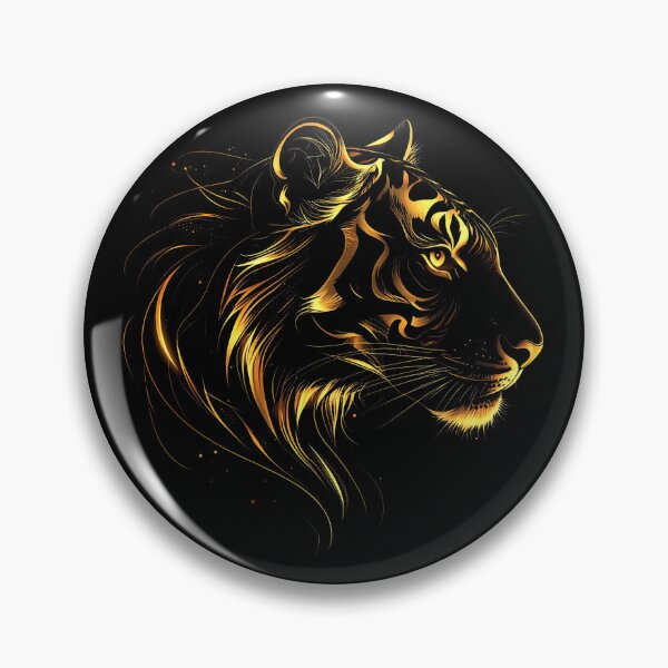Item preview, magical golden tiger T-shirt/Tee designed and sold by Alicjareign.