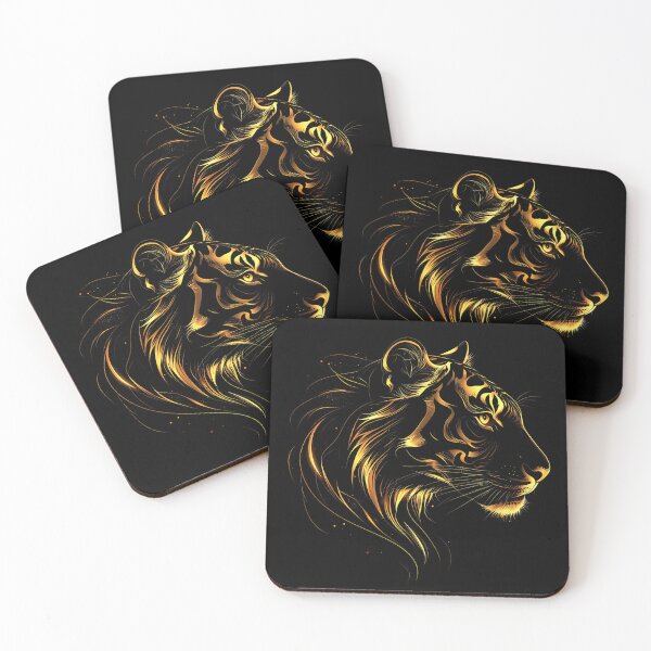 Item preview, magical golden tiger T-shirt/Tee designed and sold by Alicjareign.