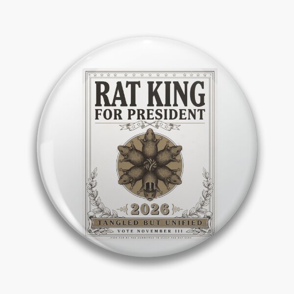 Item preview, Rat King for President 2026 , Funny Absurdist Political Tee, Tangled But Unified , Weirdcore Election , Rat Lover Gift designed and sold by EXATEES  ⭐⭐⭐⭐⭐.