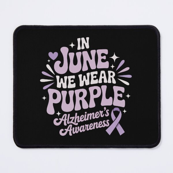 Item preview, IN JUNE WE WEAR PURPLE Alzheimer's Awareness designed and sold by jkrphoto.