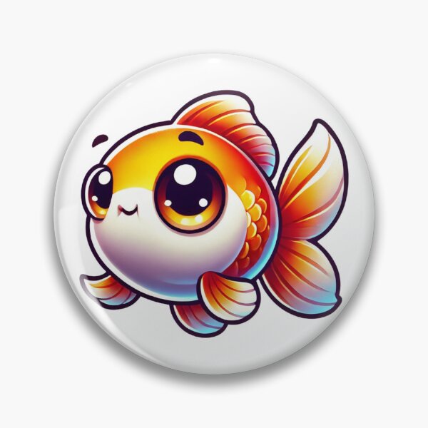 Artikelvorschau, entzückender Oranda-Goldfisch entworfen und verkauft von Sillytoe.