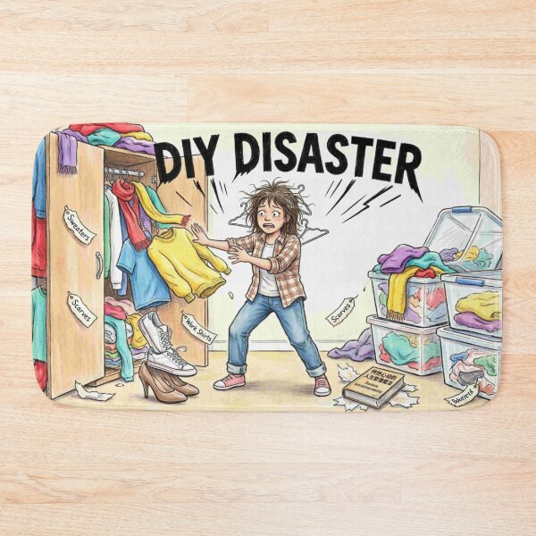 Item preview, DIY Disaster - Organization Fail Funny Cartoon designed and sold by Petringo.