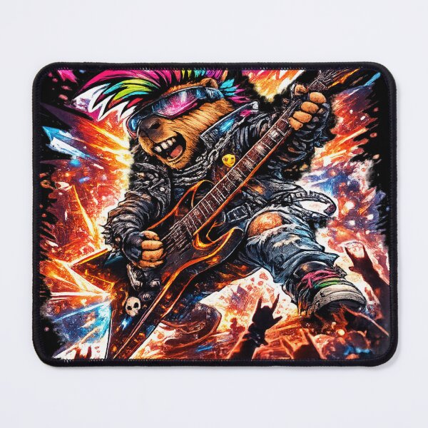 Item preview, Rock Star Capybara Guitar Hero Energy designed and sold by NovaMoodCo.