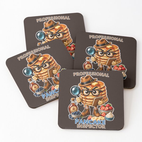 Item preview, Professional Pancake Inspector – Funny Breakfast Detective Design designed and sold by PXEpic.