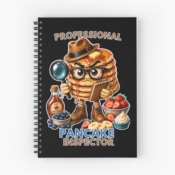 Item preview, Professional Pancake Inspector – Funny Breakfast Detective Design designed and sold by PXEpic.