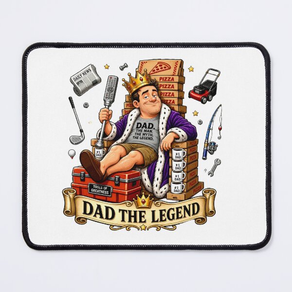 Item preview, King Dad Legend Father's Day Royal Throne Gift designed and sold by Zara Art House.