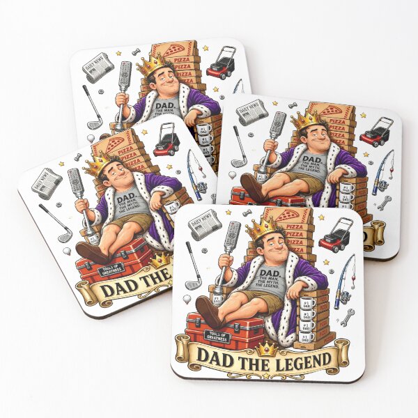 Item preview, King Dad Legend Father's Day Royal Throne Gift designed and sold by Zara Art House.