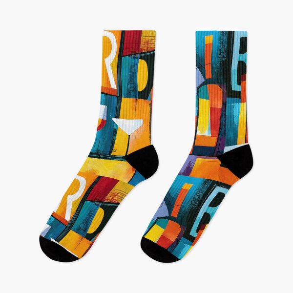 Item preview, Happy Hour in Abstract Color - Bold Geometric Bar Scene Filled with Vibrant Cocktail Energy designed and sold by OlfactoART Studio.