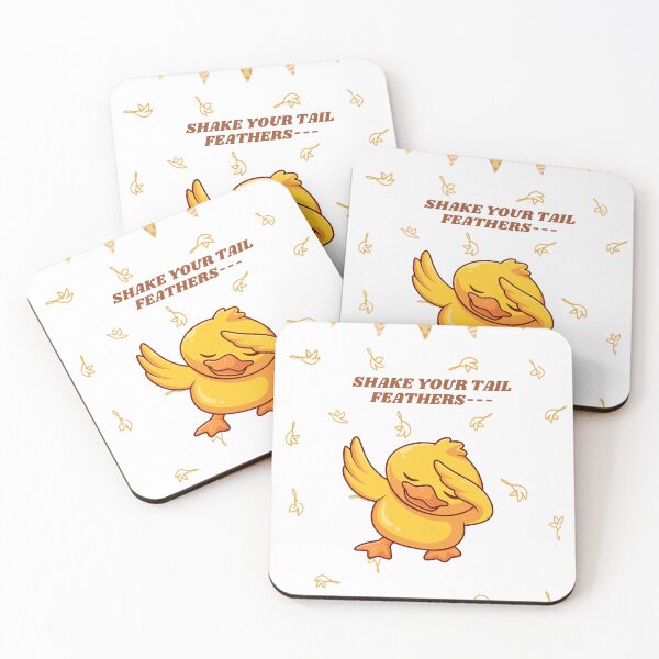 Item preview, Cute Dancing Duck – Shake Your Tail Feathers Funny Cartoon Design designed and sold by Tamawy.