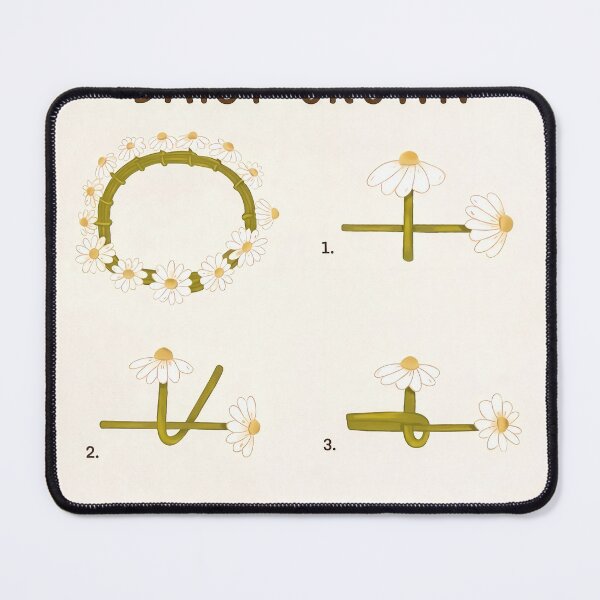 Item preview, Cottagecore Daisy Crown Step by Step Illustration designed and sold by Lovely Elen.
