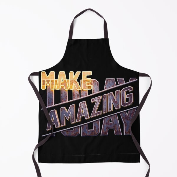 Item preview, Make It Amazing Today Industrial Neon Sign Rusty Metal Concrete Wall Art designed and sold by ARTCREATESHOP.
