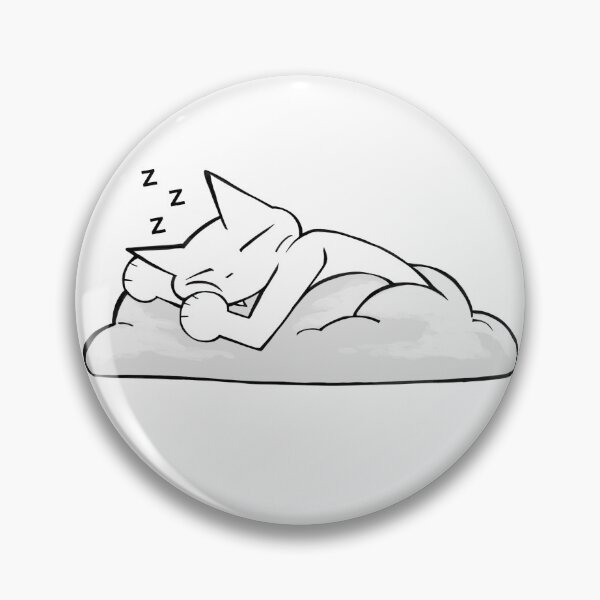Item preview, cloud cat designed and sold by matchcats.