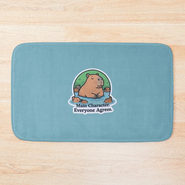 Item preview, Main Character Everyone Agrees Capybara Funny Design designed and sold by BooDesignStudio.