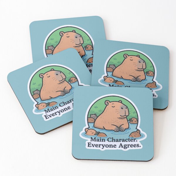 Item preview, Main Character Everyone Agrees Capybara Funny Design designed and sold by BooDesignStudio.