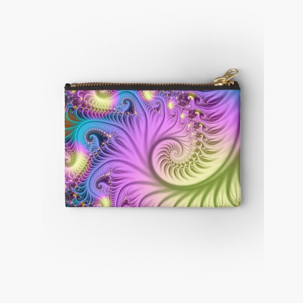 Item preview, Lavender Feather Spiral Fractal designed and sold by pinkal.