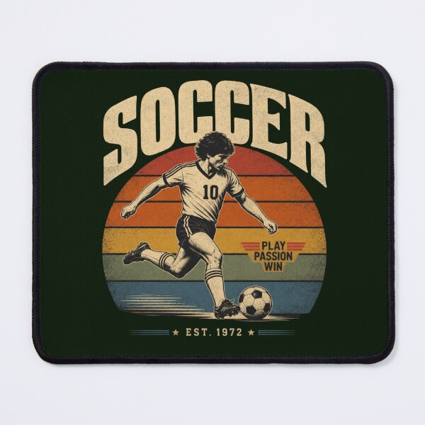 Item preview, Soccer - Play, Passion, Win designed and sold by Magenta Merch.