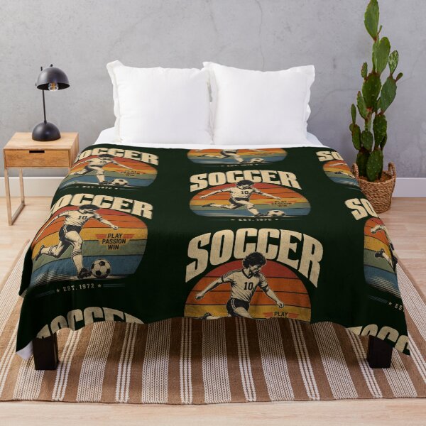 Item preview, Soccer - Play, Passion, Win designed and sold by Magenta Merch.