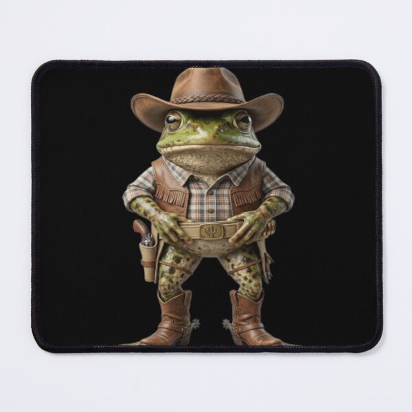 Item preview, Cowboy Frog Wearing Hat and Boots designed and sold by DailySparks.