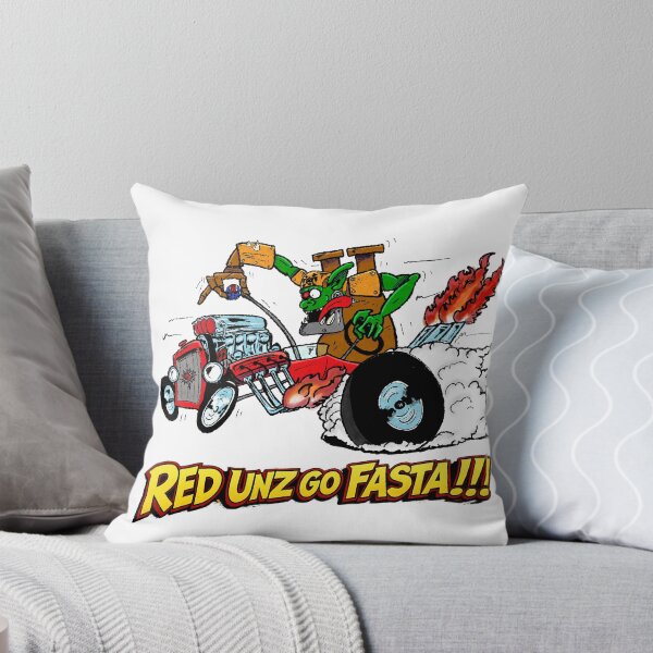 Item preview, RED UNZ GO FASTA!!! designed and sold by ThimbleandOak.