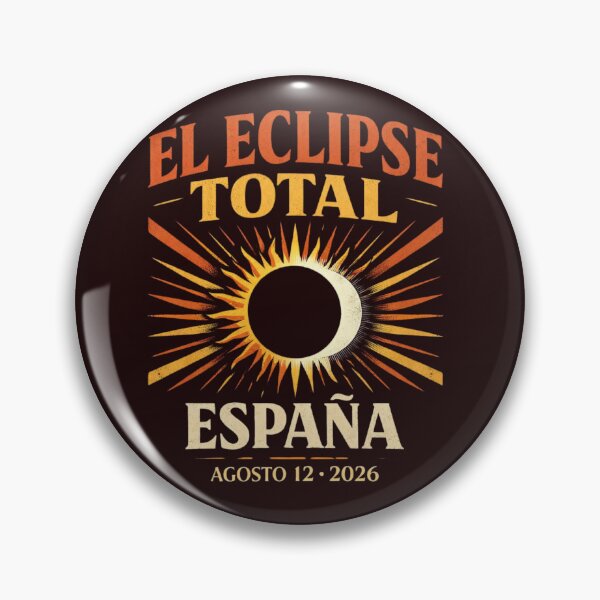 Item preview, El Eclipse Total España 2026 Astronomy Shirt designed and sold by Print Loft.