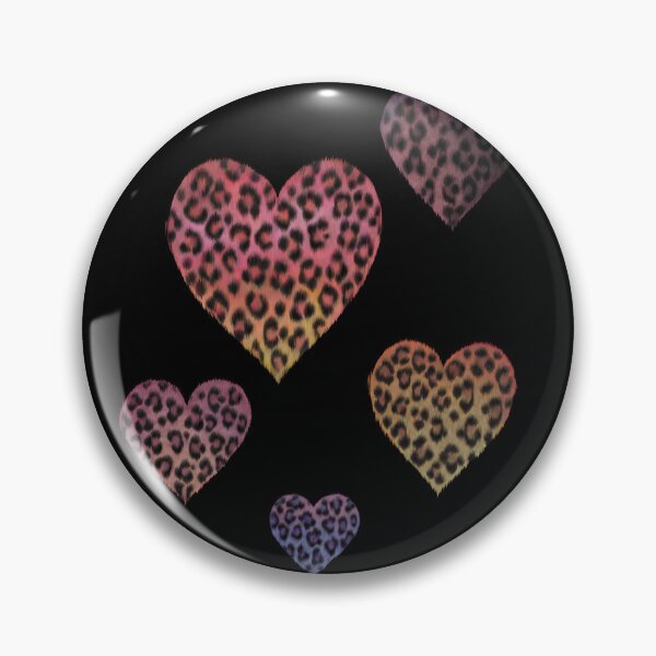 Item preview, Colorful leopard hearts designed and sold by vespertine4u.