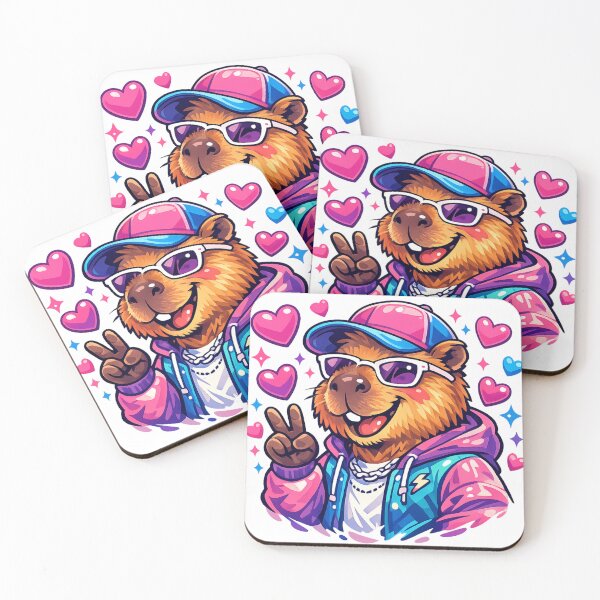 Item preview, Heartthrob Capybara Cute Pop Culture Vibes designed and sold by NovaMoodCo.