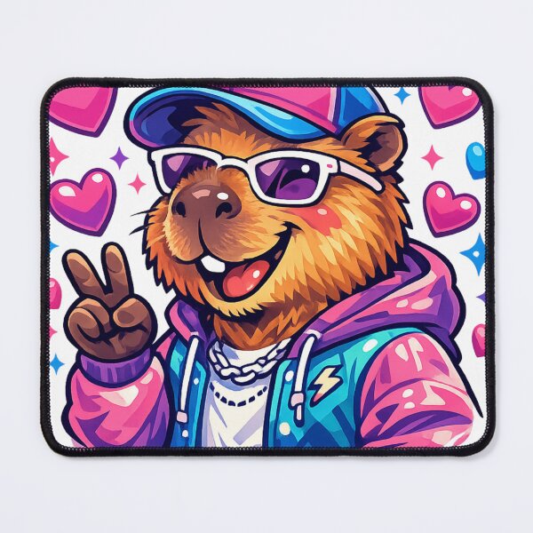 Item preview, Heartthrob Capybara Cute Pop Culture Vibes designed and sold by NovaMoodCo.