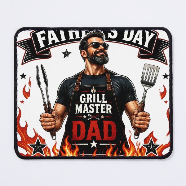 Item preview, Grill Master Dad BBQ King Father's Day Gift designed and sold by Zara Art House.