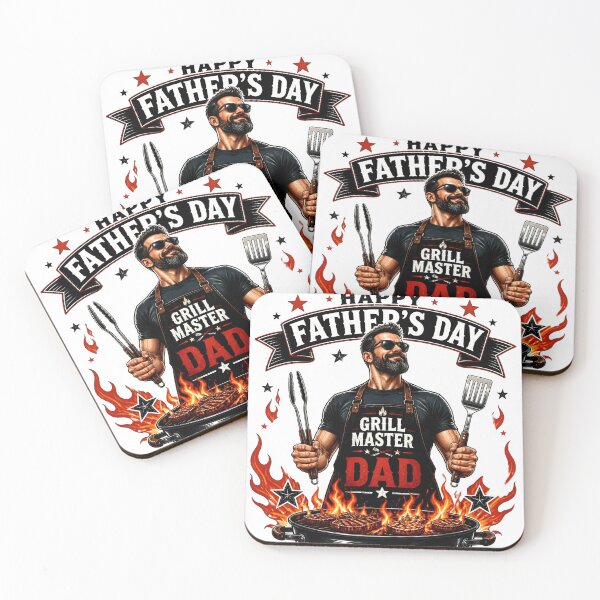 Item preview, Grill Master Dad BBQ King Father's Day Gift designed and sold by Zara Art House.