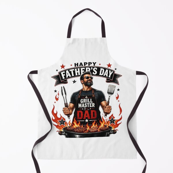 Item preview, Grill Master Dad BBQ King Father's Day Gift designed and sold by Zara Art House.