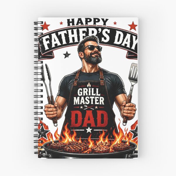 Item preview, Grill Master Dad BBQ King Father's Day Gift designed and sold by Zara Art House.