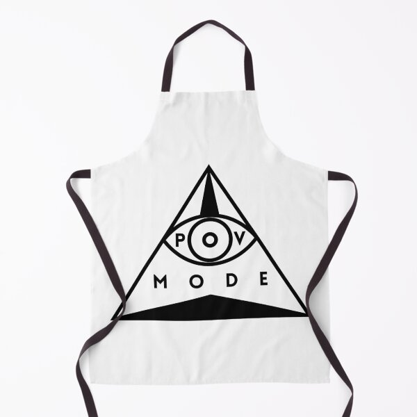 Item preview, POV Mode Eye Triangle Minimalist Geometric Symbol Black designed and sold by Aetherix Studio.