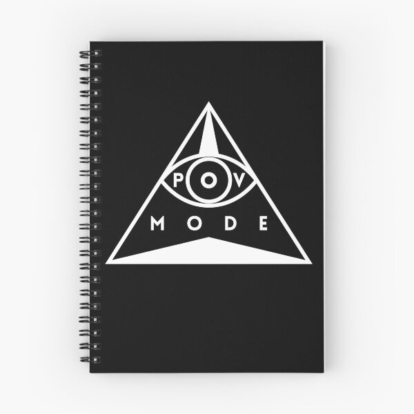 Item preview, POV Mode Eye Triangle Minimalist Geometric Symbol White designed and sold by Aetherix Studio.