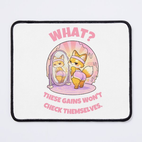 Item preview, Funny Fox Checking Gains In Mirror designed and sold by CrtclMess.