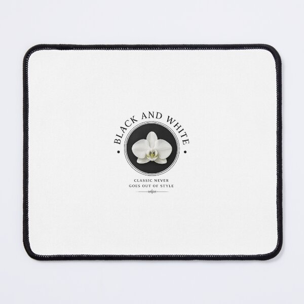 Item preview, black and white orchid designed and sold by crealook01.