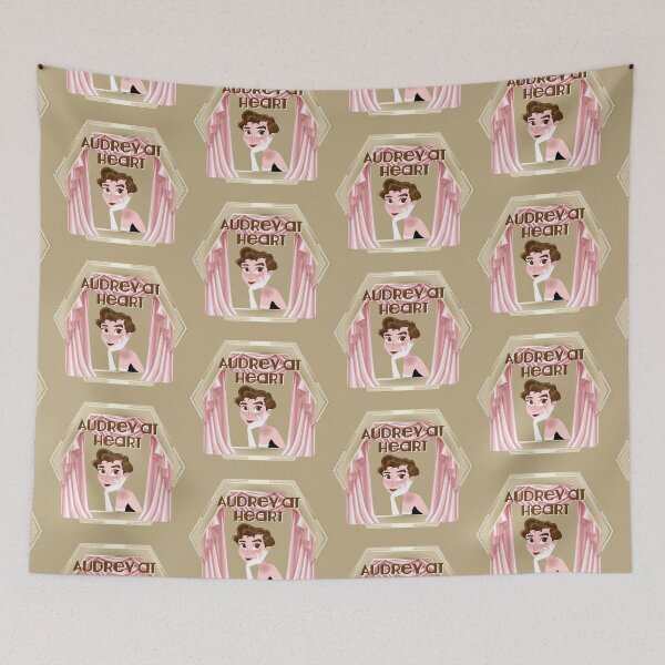 Item preview, Audrey at Heart (on Khaki) designed and sold by PawsitiveMum3.